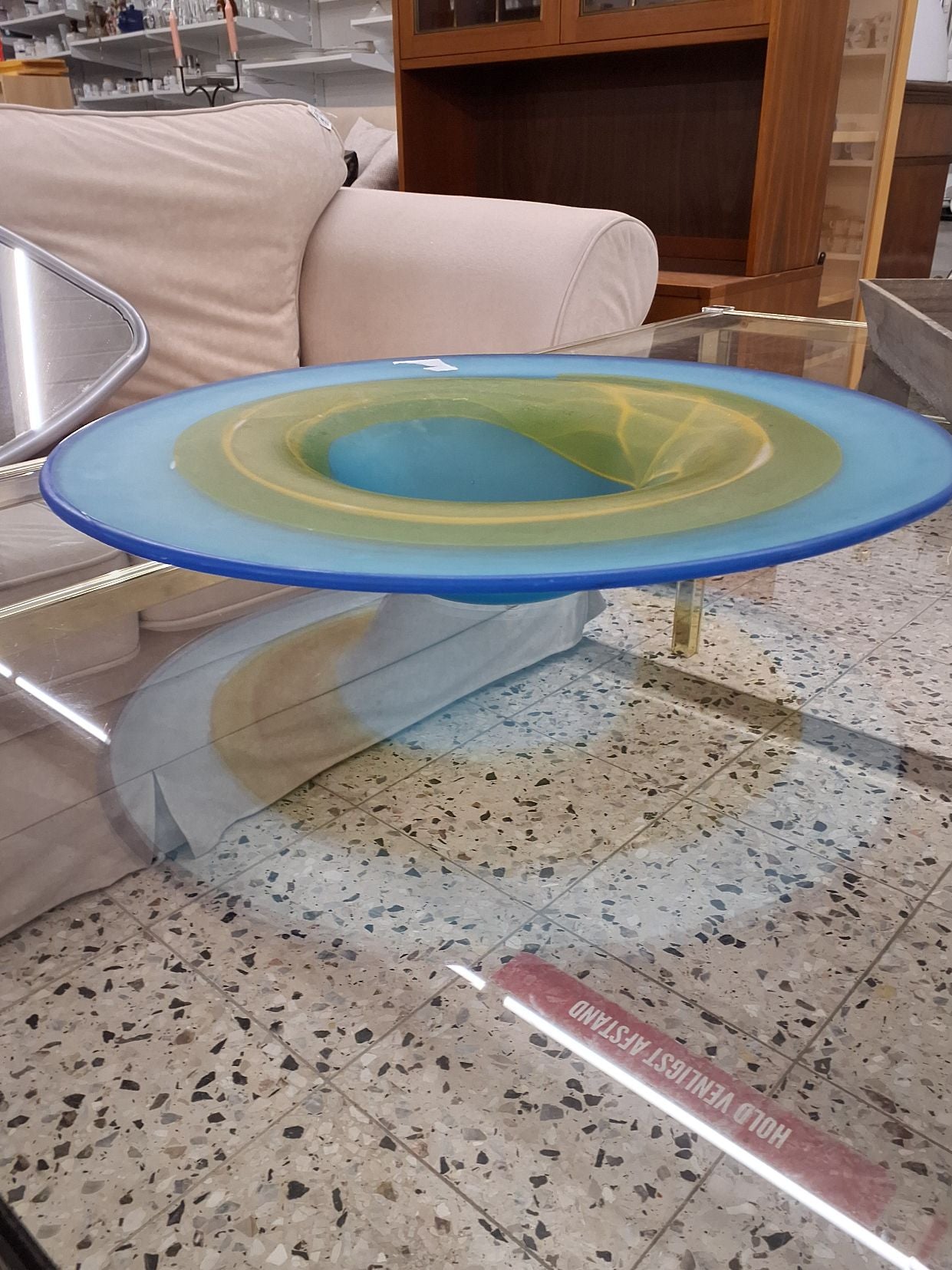 Glas skål/fad